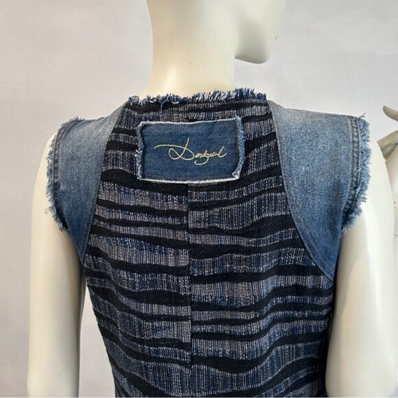 Desigual Cherize Stylized Denim Mini Dress - Picture 10 of 15